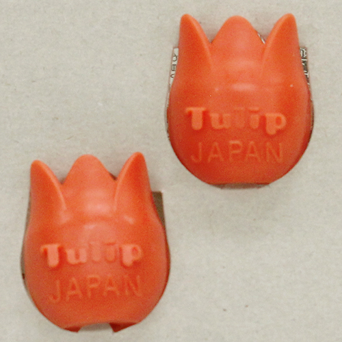 AC-049(Tulip）編み針キャップ（オレンジ/大）