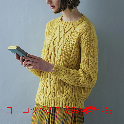 キット] アランと地模様セーター COL-17 - Puppy オンラインストア