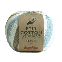 FAIR COTTON MARINER(黄緑×水色系) COL-201 FAIR COTTON MARINER(黄緑×水色系) COL-201