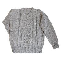 Unisex knit：ケーブルプルオーバー COL-24