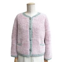 ファーのポケット付カーディガン COL-11