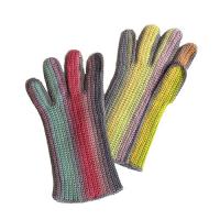 ﾐﾚｺﾛﾘﾍﾞﾋﾞｰ×3PLY:細編みの手袋 COL-11